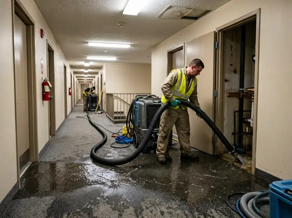multi-unit-apartment-hallway-f-005 — frequently asked questions, Emergency Burst Pipe Water Extraction & Removal in East Ran…